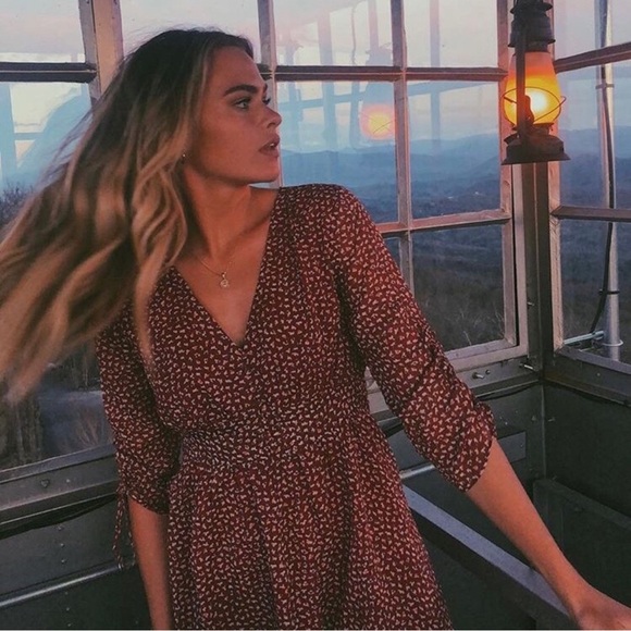 ❌SOLD❌ Madewell | Starviolet Mini Dress in Ditsy Flowers - Picture 3 of 6